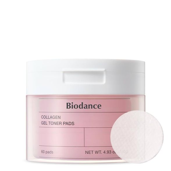 Biodance - Collagen Gel Toner Pads + 33g - Firming Collagen Facial Pads 60pcs