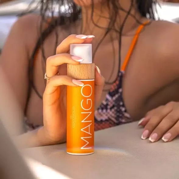 Cocosolis Mango organiškas įdegio aliejus kūnui, 110 ml.