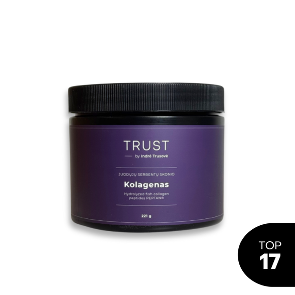 Trust kolagenas, juodųjų serbentų skonio, 221 g.