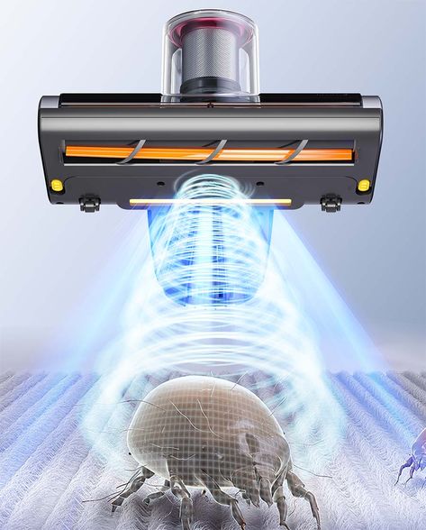 Jimmy | Vacuum Cleaner | BD7 Pro Double Cup Anti-mite | Cordless operating | Handheld | 250 W | 28.8 V | Grey