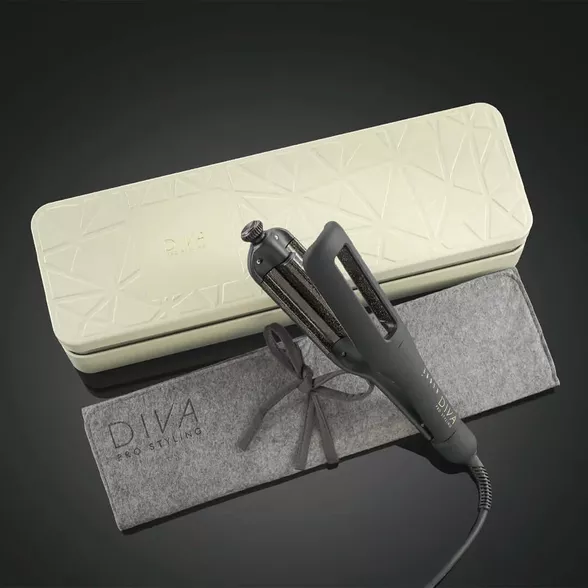 Diva Pro Styling Precious Metals Gold Dust Plaukų formavimo žnyplės - Talpa: 1 vnt.