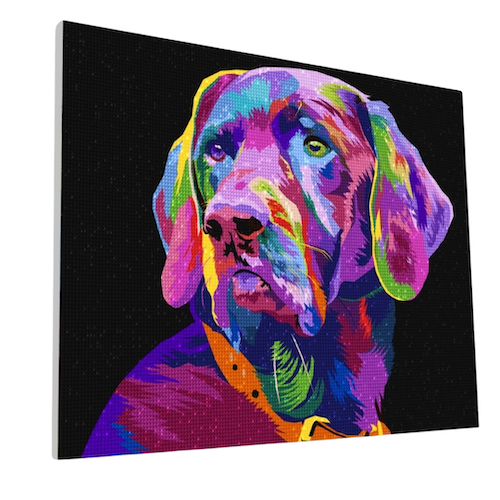 Splat Planet Diamond Painting, Dog