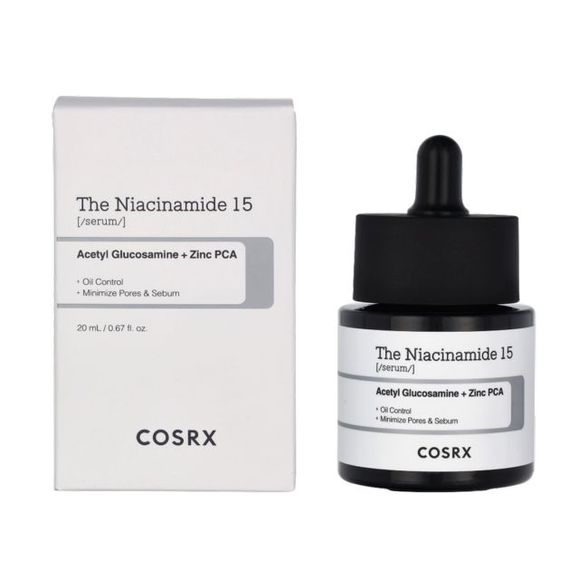 Cosrx The Niacinamide 15 veido serumas su niacinamidu, 20 ml.
