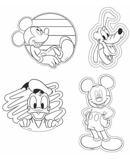 Magnetukų kūrybinis rinkinys COLORINO Disney Peliukas Mikis