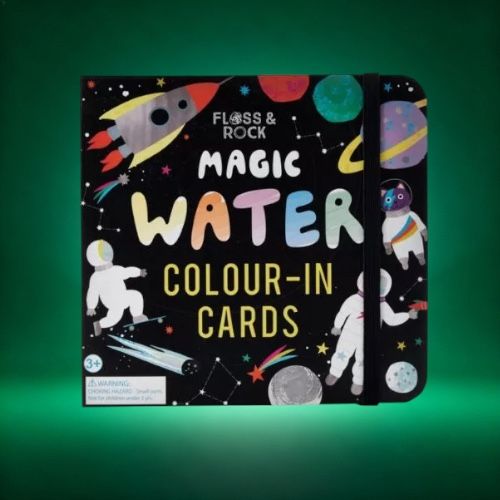 Kortelių rinkinys kosmosas  su vandeniniu markeriu