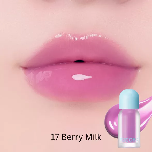 Tocobo - Juicy Berry Plumping Lip Oil Olejek do Ust - 17 Berry Milk - 4g