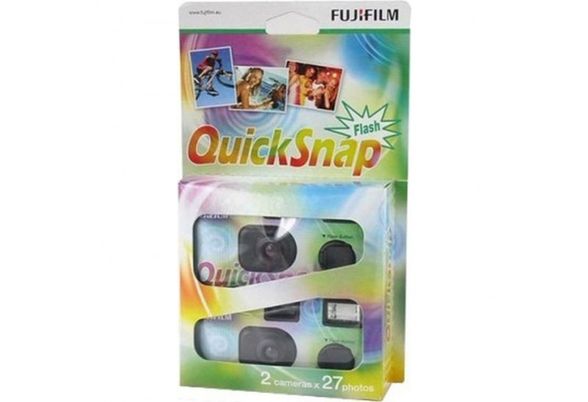 Fujifilm Quicksnap Flash vienkartinis fotoaparatas, 2 vnt.