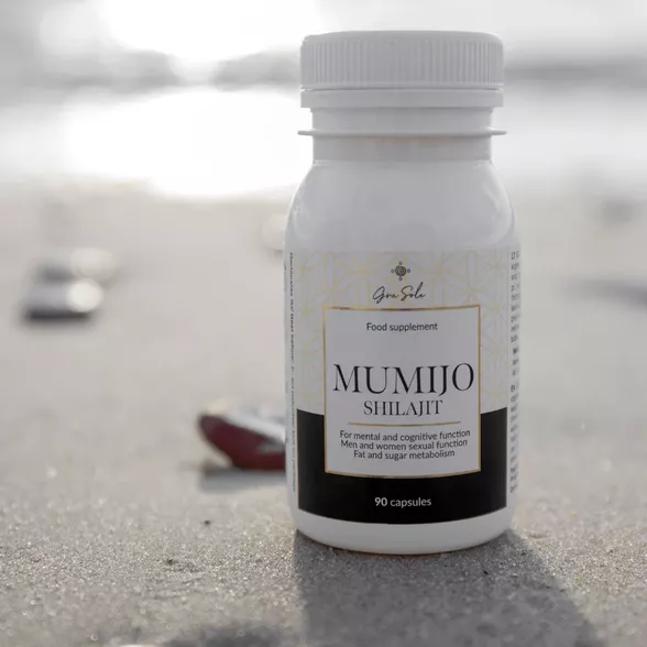 GraSole Golden Mumijo Shilajit maisto papildas, 90 kapsulių