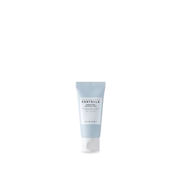 Skin1004 Madagascar Centella Hyalu Cica Sleeping Pack naktinė gelinė veido kaukė, 30 ml.