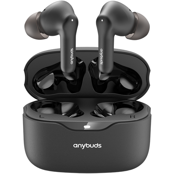 Tozo Anybuds Pro ausinės, juodos