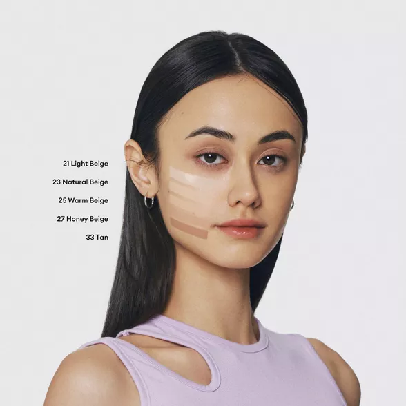 Missha M Perfect Cover Serum BB Cream serumo pagrindo kremas, No.25 Warm Beige, 20 ml.