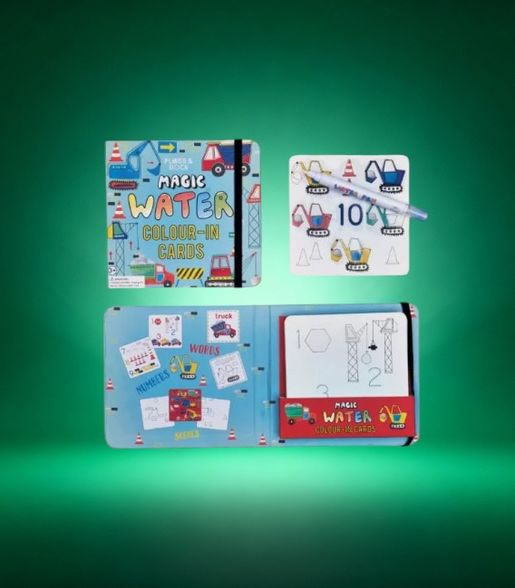 Kortelių rinkinys statybos su vandeniniu markeriu