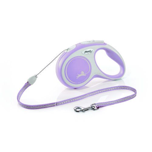 Flexi New Comfort virvelinis pavadėlis, violetinis