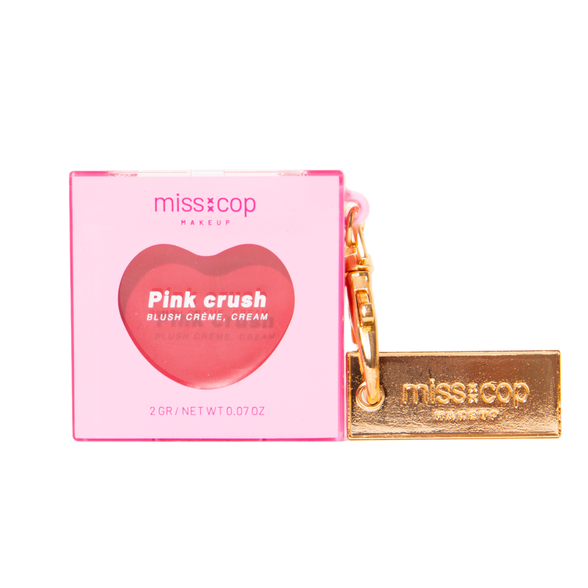 Miss Cop Pocket Blush Cream Pink crush  kreminiai skaistalai (2 g)