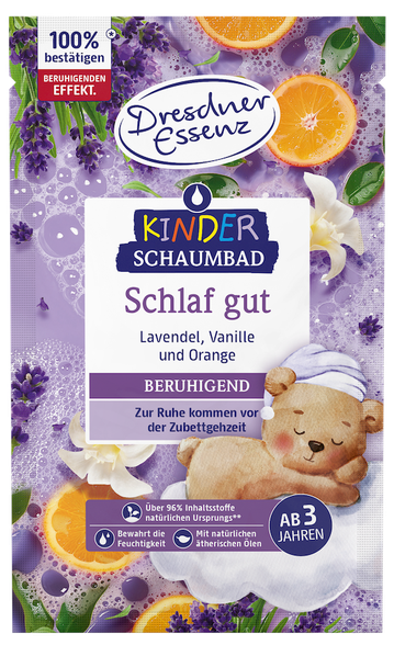 „Dresdner Essenz“ burbulinė vonia vaikams „Geras miegas“ 40 ml