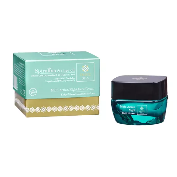 Olive Spa Multi Action Night Cream naktinis veido kremas, 50 ml.