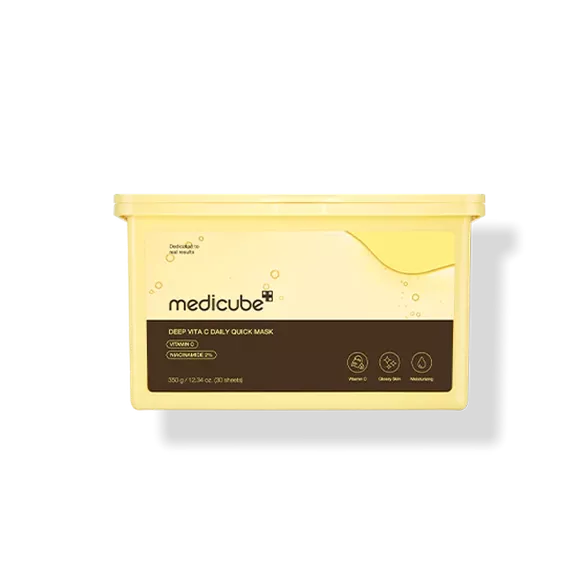Medicube - Deep Vita C Daily Quick  Mask - Brightening Face Mask Set in a  Sheet - 30pcs/300g