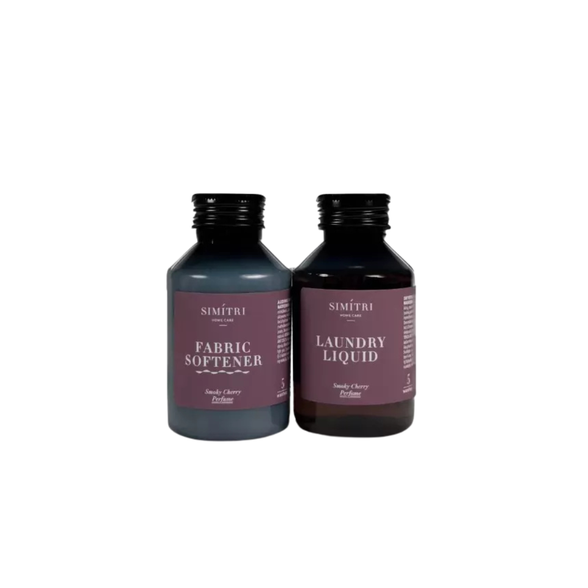 SIMITRI Mini skystas skalbiklis su probiotikais ir audinių minkštiklis, Smoky Cherry
