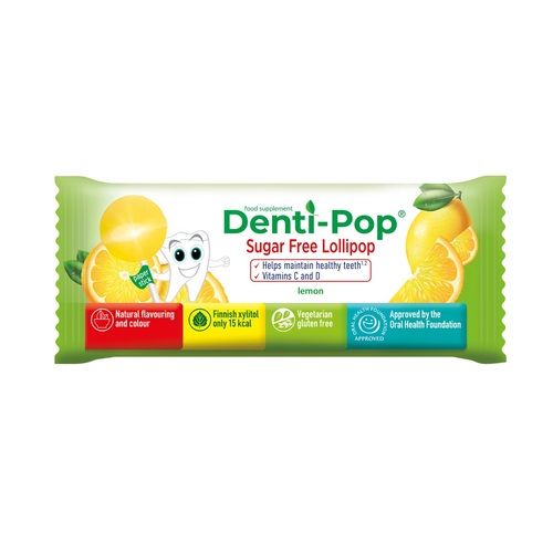 Denti-Pop ledinukas su Vitaminu C ir D, citrinų skonio