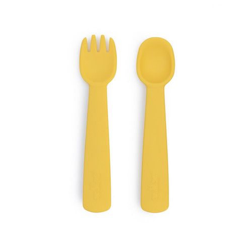 We might be tiny Fork & Spoon įrankių komplektas, geltona