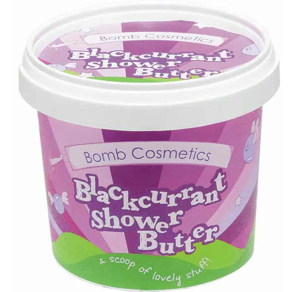 Bomb Cosmetics Blackcurrant dušo sviestas, 365 ml.