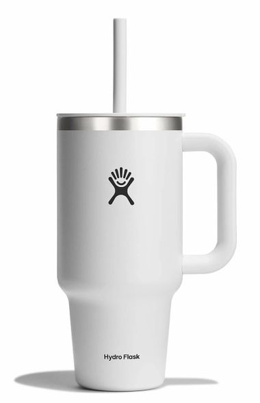 32 OZ ALL AROUND TRAVEL TUMBLER WHITE