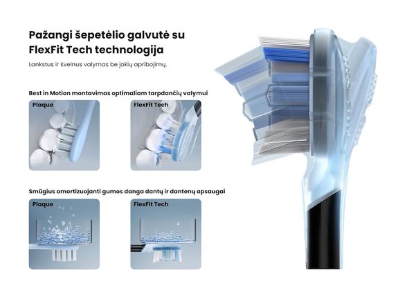Oclean X Ultra Set elektrinis dantų šepetėlis, žalias