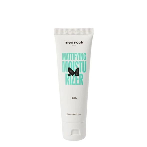 Men Rock matizuojantis drėkinamasis veido gelis su niacinamidu, 50 ml.