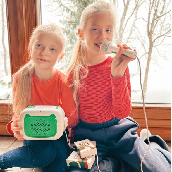 Yes For Skills Skilsas muzikos grotuvas vaikams su mikrofonu ir šnekančiomis kortelėmis (su įrašytomis lietuviškomis dainomis ir pasakomis)