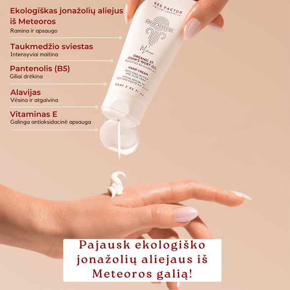 Bee Factor Greek Remedies rankų kremas, 60 ml.