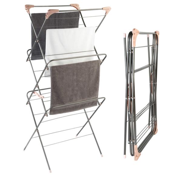 GRAPHITE GREY ELEGANT 3 TIER AIRER