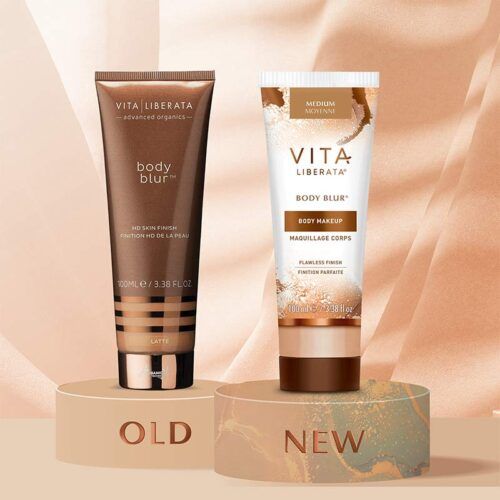 Vita Liberata Body Blur Instant Skin Finish momentinio poveikio kremas, kūno makiažas, medium, 100 ml.