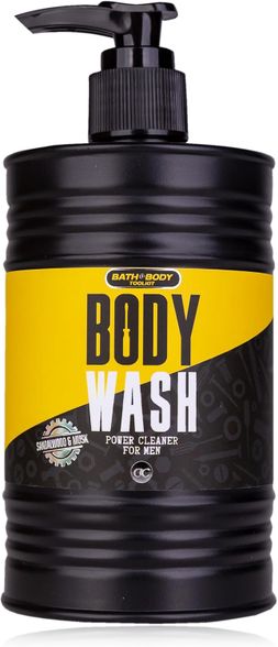 Bath + Body Toolkit kūno prausiklis, Sandalwood & Musk, 400 ml.