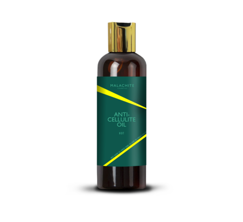 Malachite Cosmetics Anticellulite Hot Oil anticeliulitinis kūno aliejus, 200 ml.