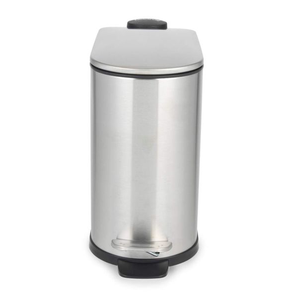 STAINLESS STEEL 5L D SHAPE BIN