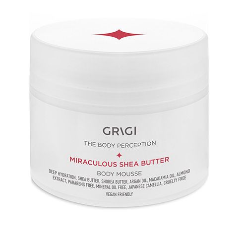 Grigi Τhe Body Perception Miraculous Shea Butter Body Mousse taukmedžio sviesto kūno putėsiai, Japanese Camellia, 250 ml.