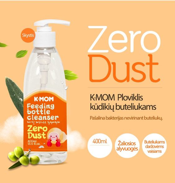 K-Mom Zero Dust ploviklis kūdikių buteliukams, vaisiams ir daržovėms