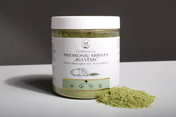 4 Sezonai liofilizuotų prieskonių mišinys bulvėms, 140 g.