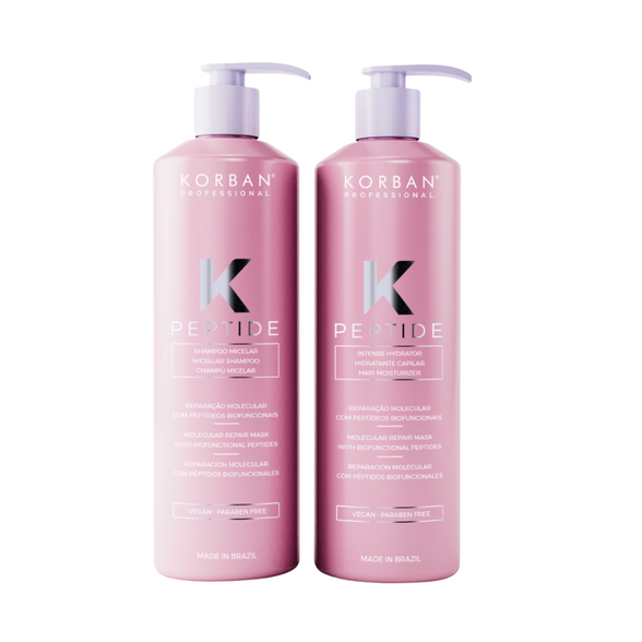 Korban K-Peptide rinkinys maksimaliam plaukų drėkinimui