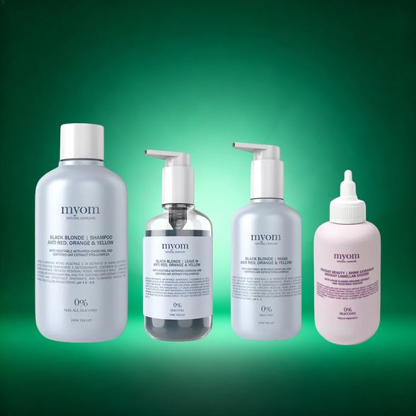 Myom Black Blonde rinkinys šviesių plaukų priežiūrai Nr.3