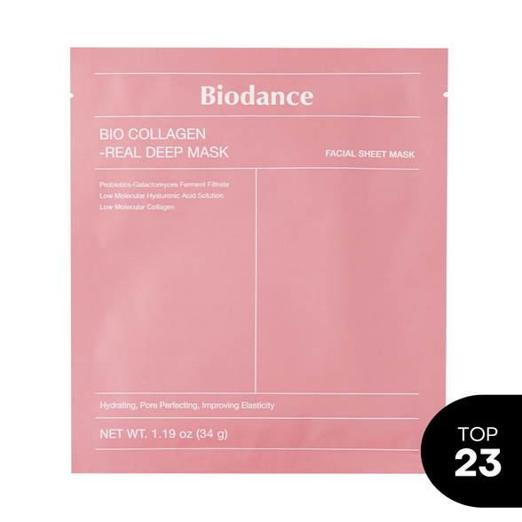 Biodance Bio Collagen Real Deep Mask veido kaukė su kolagenu, 1 vnt.