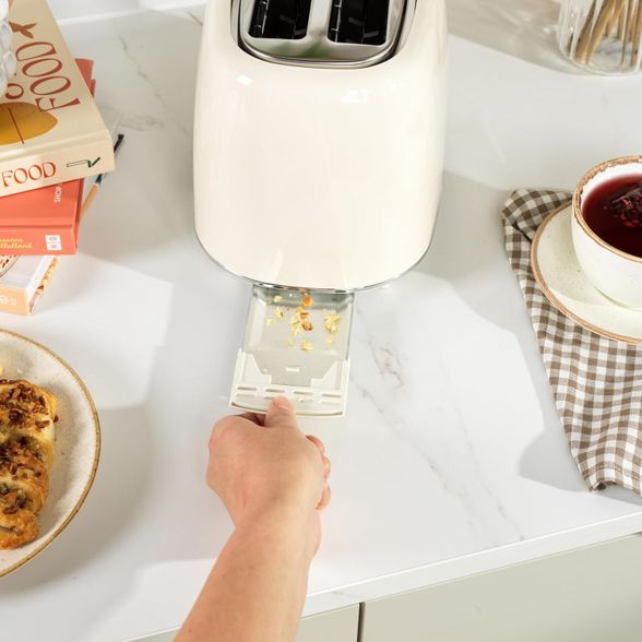 SALTER RETRO 2 SLICE TOASTER - CREAM