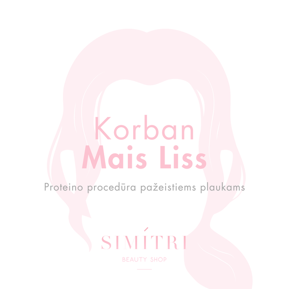 Korban Mais Liss proteinas pazeistiems plaukams