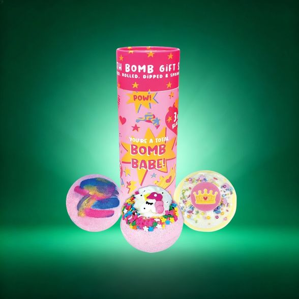 Bomb Babe Bath Blaster Tube Gift Pack Case 6 Multi-lingual