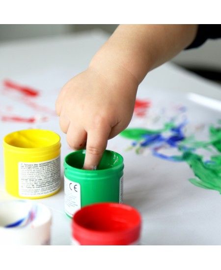 Dazai piesimui pirtais PRIMO, 6 spalv? x 50 g