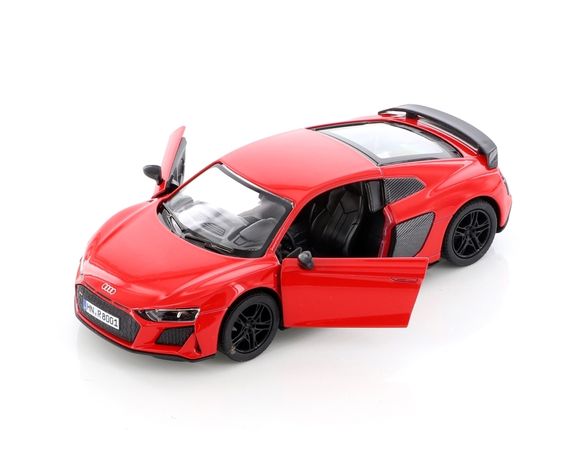 KiNSMART 2020 Audi R8 Coupé Toy Car, Red