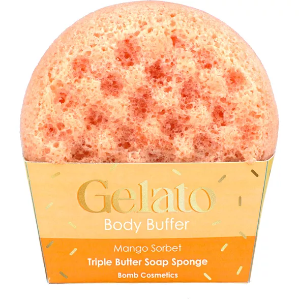 Mango Sorbet Gelato Body Buffer Sponge, Case 4 (EN, FR