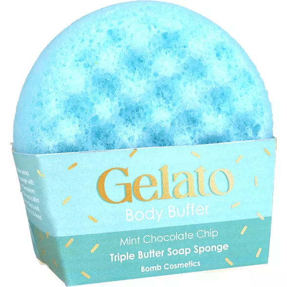 Bomb Cosmetics Mint Choc Chip Gelato kūno plaušinė su muilu