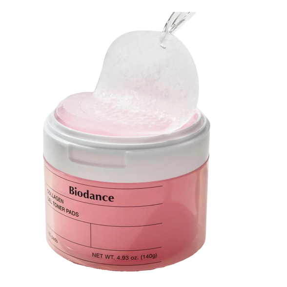 Biodance - Collagen Gel Toner Pads + 33g - Firming Collagen Facial Pads 60pcs