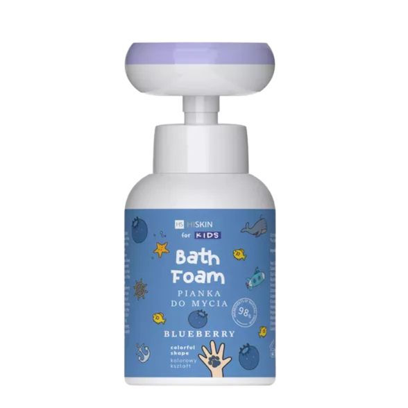 Hiskin Kids Blueberry Bath Foam, 300 ml.